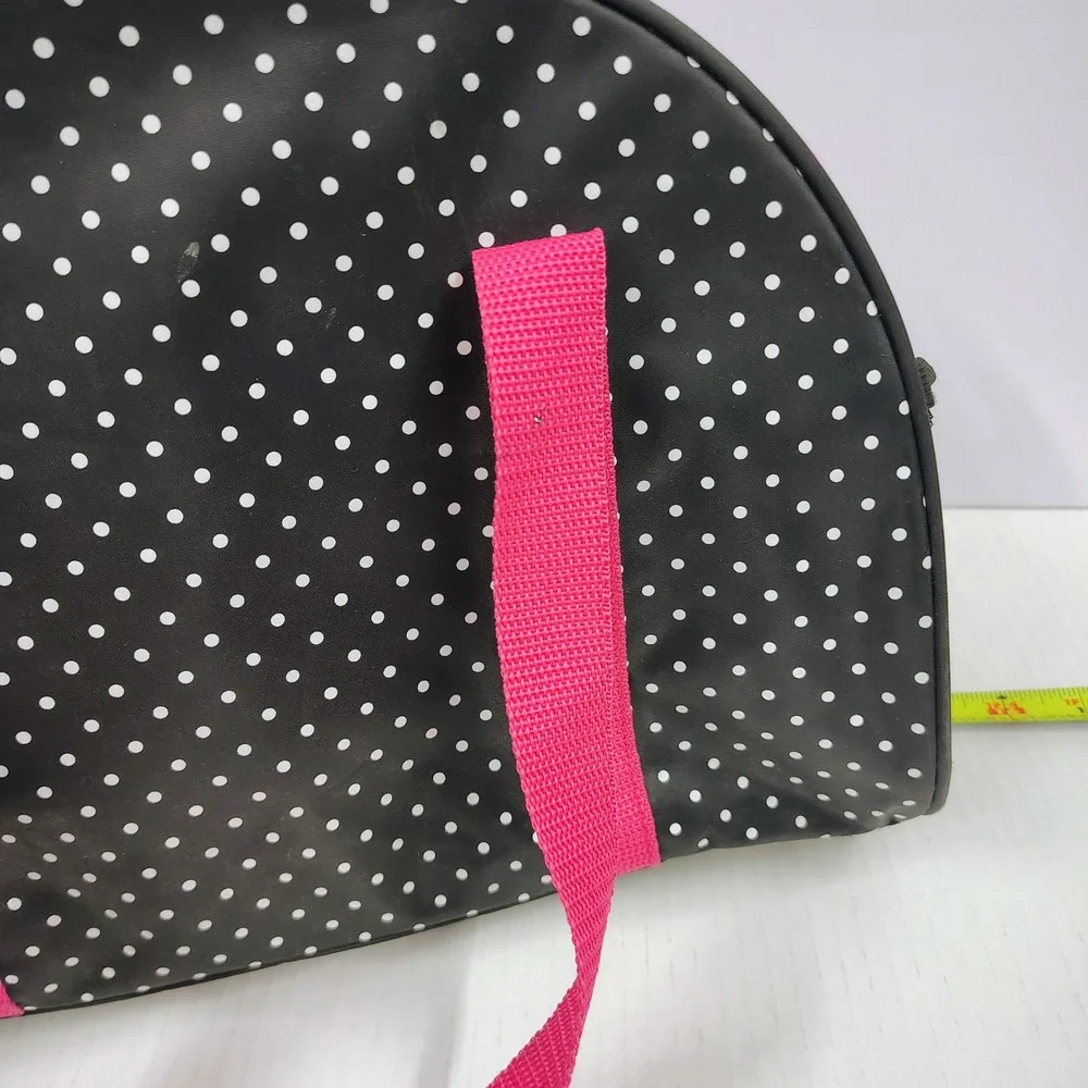American Ballet Theatre ABT Spotlights Dance Duffle‎ Bag Polka Dot Pink Black